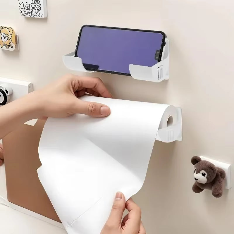 20/2Pcs Trash Bags Shelf Holder Wall Mounted Plastic Bag Film Container Dispensergarbage Bag Storage Box Organizer for Kitchen